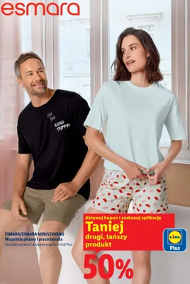 Wszystkie piżamy DRUGA -50% promocja w Lidl