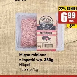 Mięso mielone z łopatki wieprzowej Nik-Pol promocja w API Market