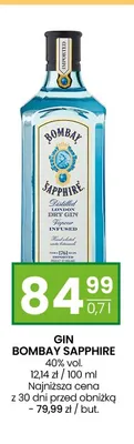 Gin Bombay Sapphire promocja w Twój Market