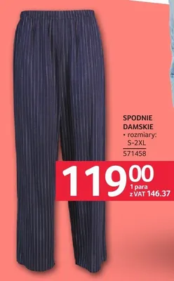 Spodnie damskie, rozmiary S-XXL promocja w Selgros