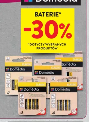 Baterie Domedia promocja w Intermarche
