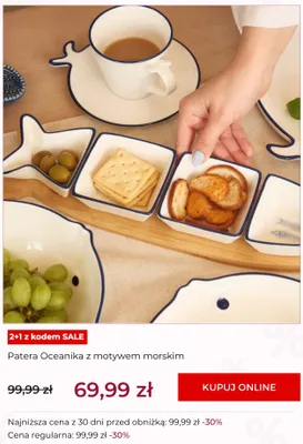 Patera home&you Oceanika z motywem morskim promocja w home&you