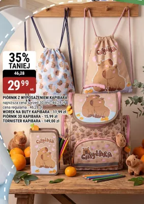 Piórnik z wyposażeniem Kapibara promocja w bi1