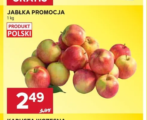 Jabłka polskie promocja w Stokrotka