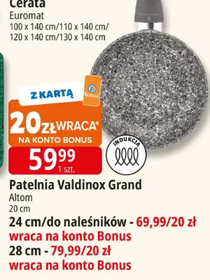 Cerata Euromat 100 x 140 cm/110 x 140 cm/120 x 140 cm/130 x 140 cm promocja w Leclerc