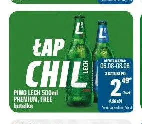 Piwo Lech Premium promocja w Tomi Markt