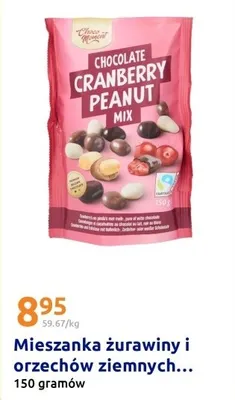 Mieszanka żurawiny i orzechów ziemnych, 150 g promocja w Action