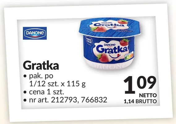 Gratka DANONE promocja w Makro
