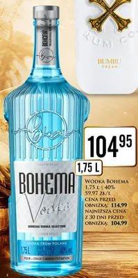 Wódka Bohema Vodka promocja w Dino