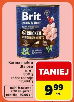 Karma mokra dla psa różne rodzaje promocja w Carrefour