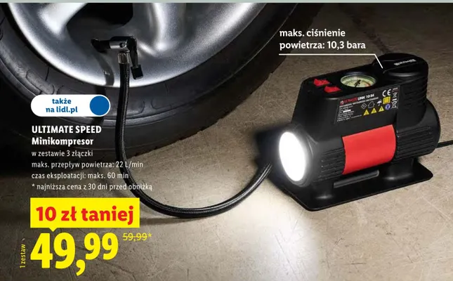 Minikompresor promocja w Lidl