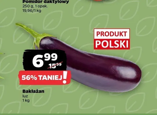 Bakłażan luz promocja w Netto