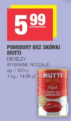 Pomidory bez skórki promocja w SPAR