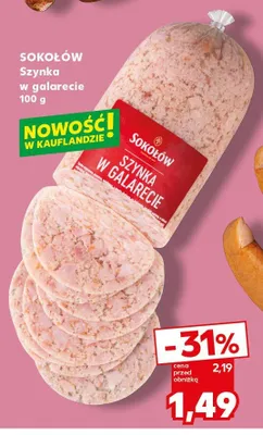 Szynka w galarecie Sokołów promocja w Kaufland