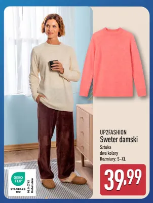 Sweter damski Up2fashion promocja w Aldi