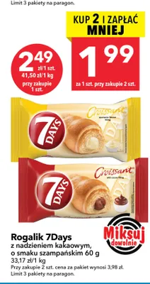 Rogalik 7Days promocja w LEWIATAN