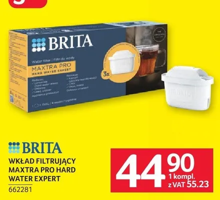 Wkład filtrujący Brita Maxtra Pro Hard Water Expert promocja w Selgros