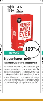Gra Never have I ever promocja w Empik