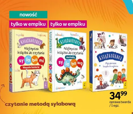 Książka Książkożercy Najlepsza książka do czytania metodą sylabową Wesołe historie promocja w Empik