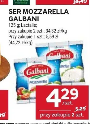 Ser Mozzarella Galbani promocja w Stokrotka