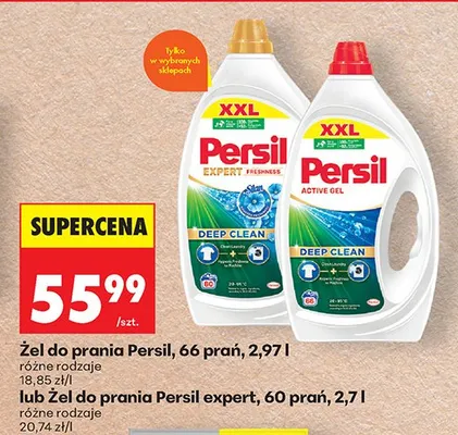 Żel do prania różne rodzaje promocja w Biedronka