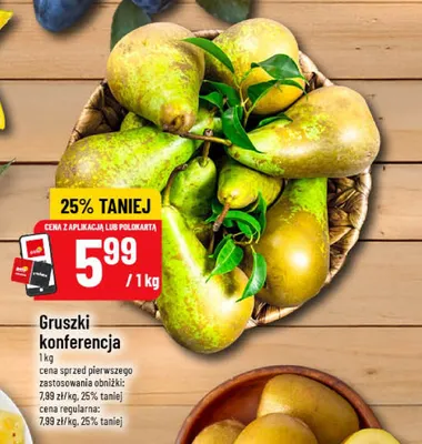 Gruszki konferencja promocja w POLOmarket