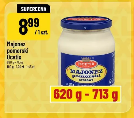Majonez pomorski Ocetix promocja w POLOmarket