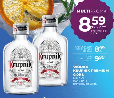 Wódka Krupnik Premium promocja w Duży Ben