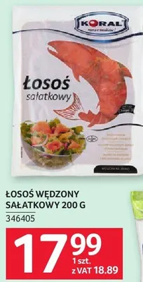 Łosoś wędzony sałatkowy promocja w Selgros