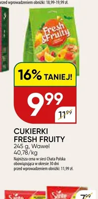 Cukierki Fresh Fruity Wawel promocja w Chata Polska