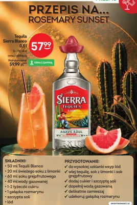 Tequila Sierra Blanco promocja w Żabka