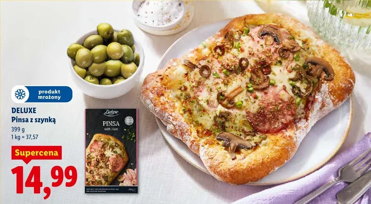 Pinsa z szynką promocja w Lidl