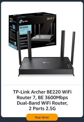 Router TP-Link Archer BE220 promocja w Amazon