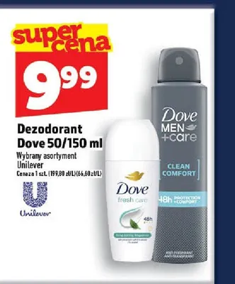 Dezodorant Dove Fresh Comfort roll-on promocja w TOPAZ