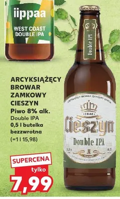 Piwo Double IPA Arcyksiążęcy Browar Zamkowy Cieszyn promocja w Kaufland