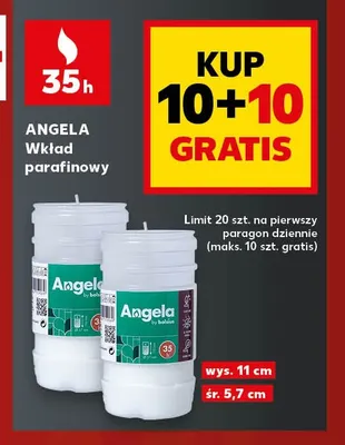 Wkład parafinowy Angela promocja w Kaufland