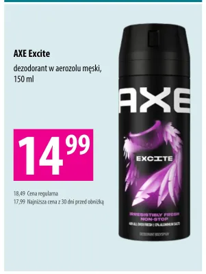 Dezodorant w aerozolu męski AXE Excite promocja w Hebe