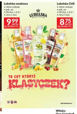 Wódka Lubelska Grapefruit promocja w Makro