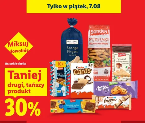 Biszkopty deserowe Sondey Savoiardi promocja w Lidl