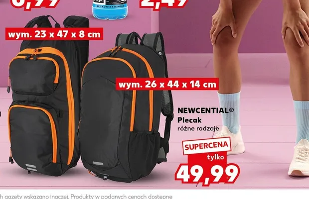 Plecak NEWCENTIAL promocja w Kaufland