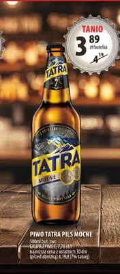 Piwo Tatra Pils Mocne promocja w Arhelan
