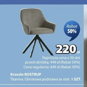 Krzesło ROSTRUP promocja w Jysk