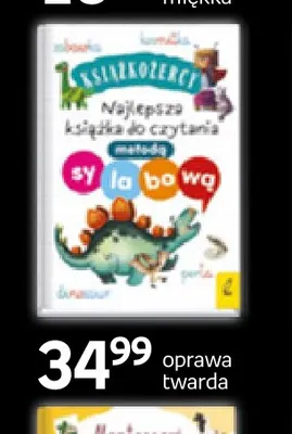 Książka Najlepsza książka do czytania metodą sylabową Sylaba po sylabie Książkożercy oprawa twarda promocja w Empik