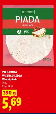 Placki piada Piekarnia w sercu Lidla promocja w Lidl