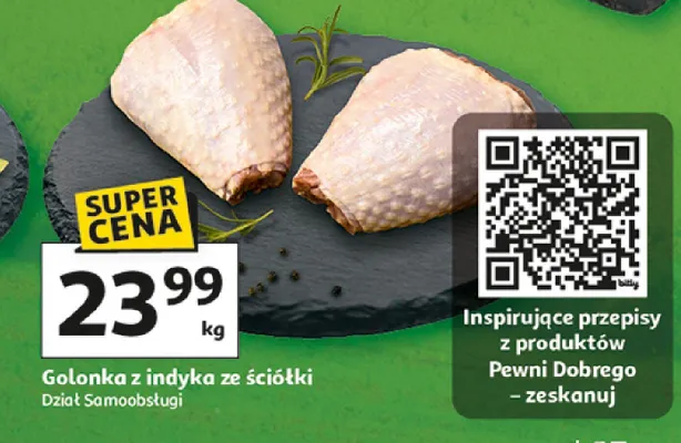 Golonka z indyka ze ściółki promocja w Auchan