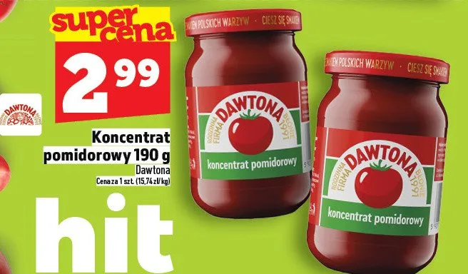 Koncentrat pomidorowy promocja w TOPAZ