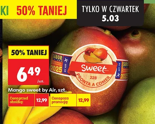 Mango sweet by Air promocja w Biedronka