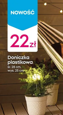 Doniczka plastikowa promocja w Pepco