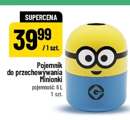 Pojemnik do przechowywania Minionki 6l promocja w POLOmarket