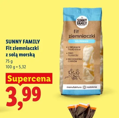 Fit ziemniaczki z solą morską Sunny Family promocja w Lidl